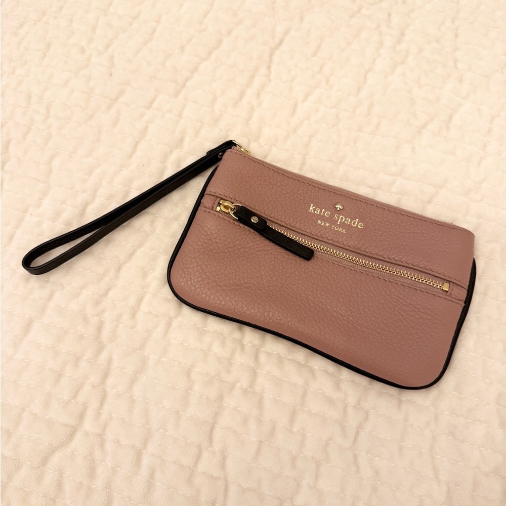 Kate Spade Pebbled Leather Wristlet